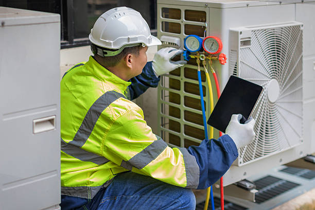 Professional Hvac technician working in Travis Afb, CA